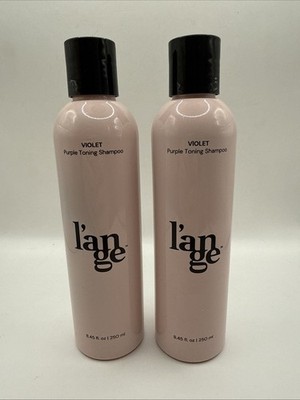 2 - L'ange Shampoo Violet Purple Toning 8.45 fl oz Lange Hair Product NEW Exp