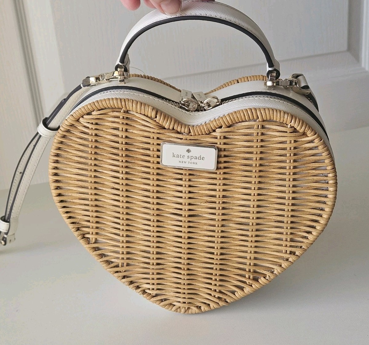 kate spade ボディーバッグ New Kate Spade New York Deco Medium Crossbody Tote Black Pebbled