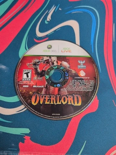 Overlord (Microsoft Xbox 360, 2007) With TRACKING - DISC ONLY 583