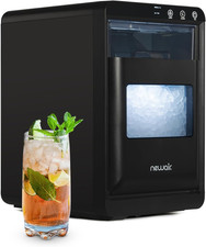 Nugget Ice Maker Countertop  44 Lbs/Day Pebble Ice Machine with Self-Cleaning 