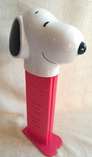 Vintage Peanuts Characters Musical SNOOPY Giant PEZ Dispenser UNTESTED