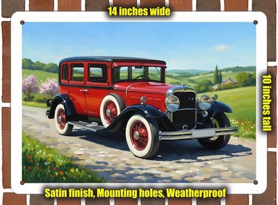 Metal Sign - 1930 Gardner Oil Painting - 14x10