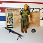 GI Joe Rock & Roll 1982 v1 *NEAR MINT, Near Complete w/AP Bipod & File Card* VTG