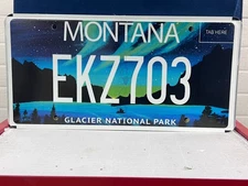 GLACIER NATIONAL PARK  GNP CONSERVANCY  MONTANA LICENSE PLATE