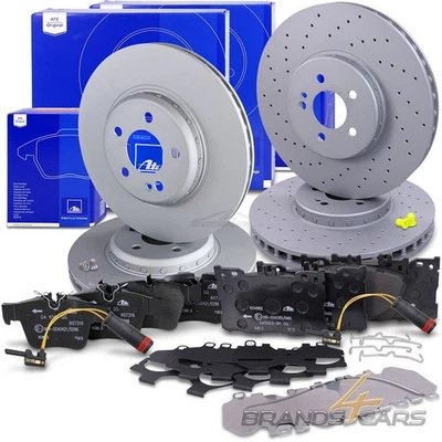 ATE BREMSSCHEIBEN +BELÄGE +KONTAKTE VORNE+HINTEN FÜR MERCEDES BENZ GLC X253 C253 - Bild 1 von 4