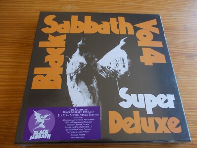 BLACK SABBATH - VOL. 4 SUPER DELUXE EDITION - 5 LP BOX SET SEALED