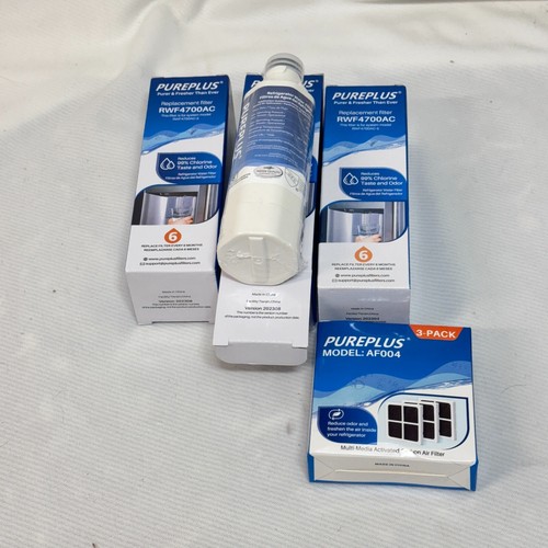 PUREPLUS RWF4700AC Replacement Filter 3 Pack + AF004 Carbon Air Filter; NEW - Picture 4 of 6