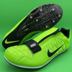 NIKE ZOOM LJ 4 LONG JUMP TRACK SPIKES SIZE 12 ELECTRIC GREEN BLACK  415339-300 | eBay