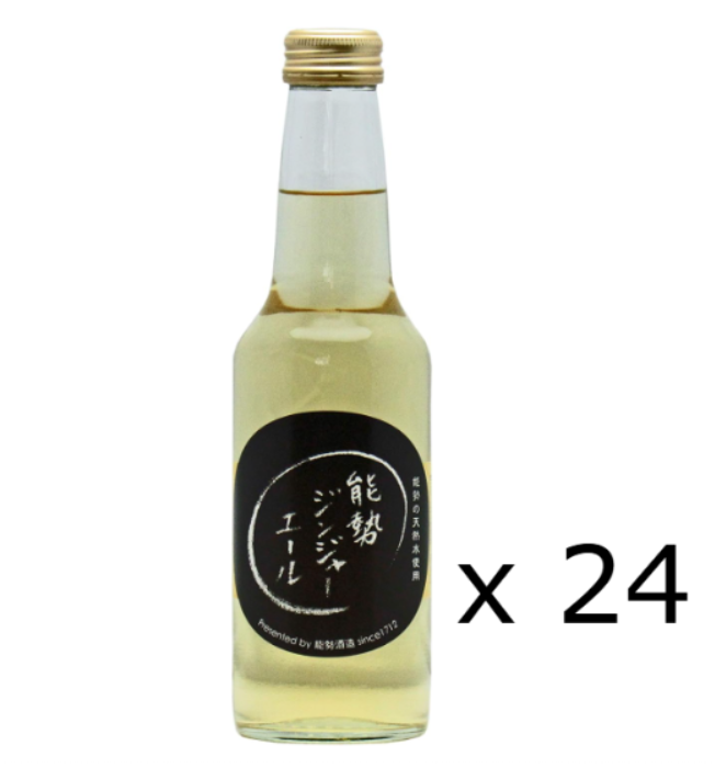 Nose Shuzo Nose Ginger Ale Soda Drink 250 ml x 24 Bottles From