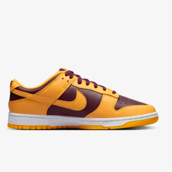 Кроссовки Nike Dunk Low от университета штата Аризона (DD1391-702) Золотисто-темно-бордового цвета