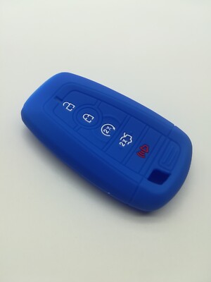 Silicone Key Case Fob Shell Cover For Ford F-150 Ecosport Explorer Edge Fusion E - Foto 6