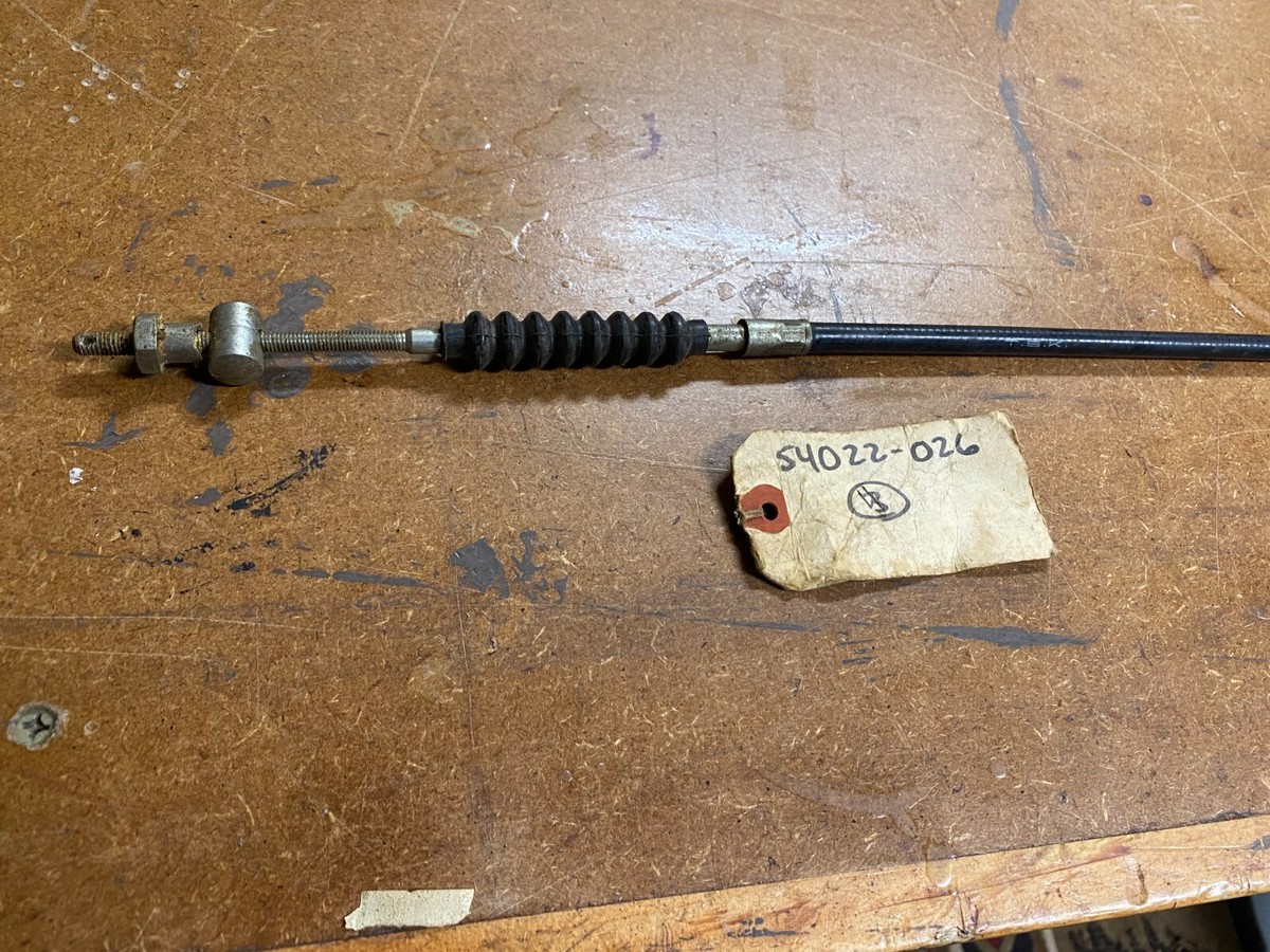 その他 2 NOS OEM KAWASAKI 73-75 S1 74-75 S3 76 KH250 REAR BRAKE CABLE 54022