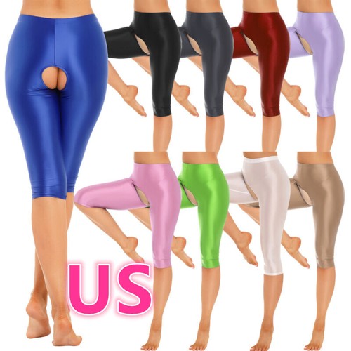 Women's Oil Short Pants Stretch Hollow Out Shorts Yoga Pants Tights Slim Fit - 第 2/144 張圖片
