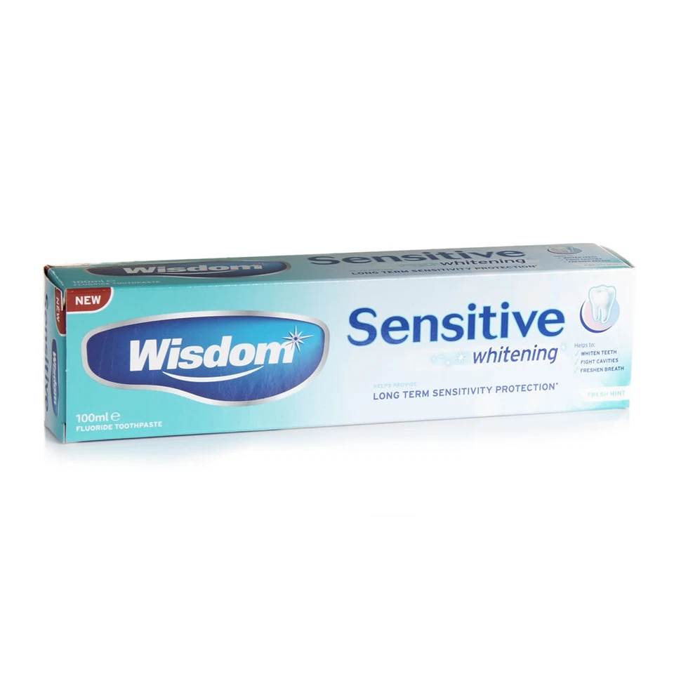Wisdom Sensitive Whitening Toothpaste 100ml 4 Tubes - Image 2 of 2