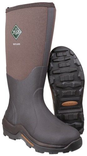Muck Boots Bark Wetland Hi Patterned Wellingtons - Picture 3 of 5
