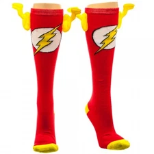 DC Comics The Flash Symbol Winged Teen & Adult Knee-High Socks