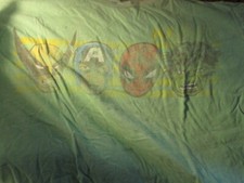 Soft Green FANTASTIC FOUR T Shirt XL Marvel SPIDERMAN HULK AQUAMAN