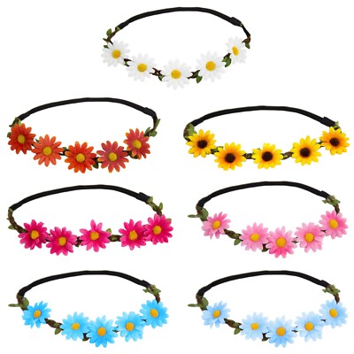 Blumen Haarband Stirnband Haarschmuck Kopfschmuck Bohemia Style - Farbe Wählbar