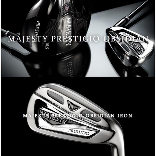 MAJESTY Prestigio Obsidian Iron Club #6 2023 Men's LV755 Graphite Shaft Flex R - Picture 3 of 7
