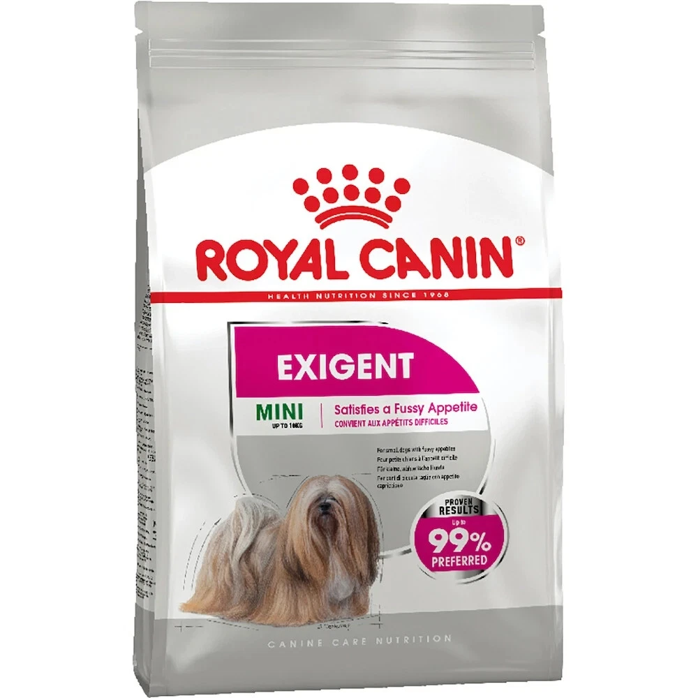 Royal Canin Mini Exigent 3kg FREE SHIPPING for adult and mature small breed dogs