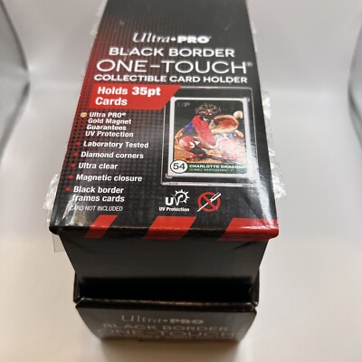 UP - Single 35 Pt ONE-TOUCH Edge - Printed Magnetic Card Holder (Modern) For Mag