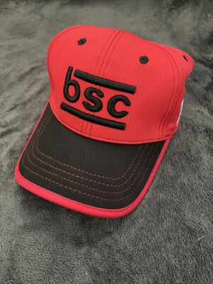 HDS HEADWEAR BSC Bearing Service Company America Logo Red Hat Cap