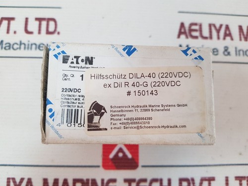 Eaton DIL A-40 Moeller Hilfsschütz XTRE10B40 220VDC 16A 6000 V - Bild 10 von 10