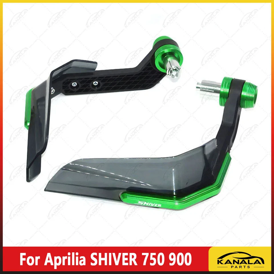 NEW For Aprilia SHIVER 750 900 CNC Handguard Shield Hand Guard Protector Wind Foto 3 de 4