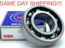NSK JAPAN 6205 C3 DEEP GROOVE BALL BEARING, OPEN TYPE, NO SEALS 25x52x15 mm