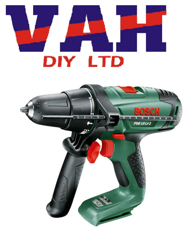 Bosch PSB 18 LI 2 Green Handheld 18 V 10mm Cordless Hammer Drill