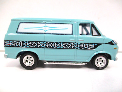 JOHNNY LIGHTNING - BOOGIE VANS - CUSTOM 1976 CHEVROLET G-10 VAN - 1/64 DIECAST