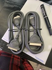 Lot Of 2 Belkin F2A046-06 IEEE 1284 PC A-B Parallel Printer Cable See Pics