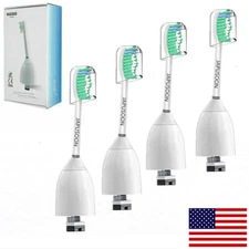 4 Pack Electric Toothbrush Brush Heads Replacement for Sonicare E-Series HX7001
