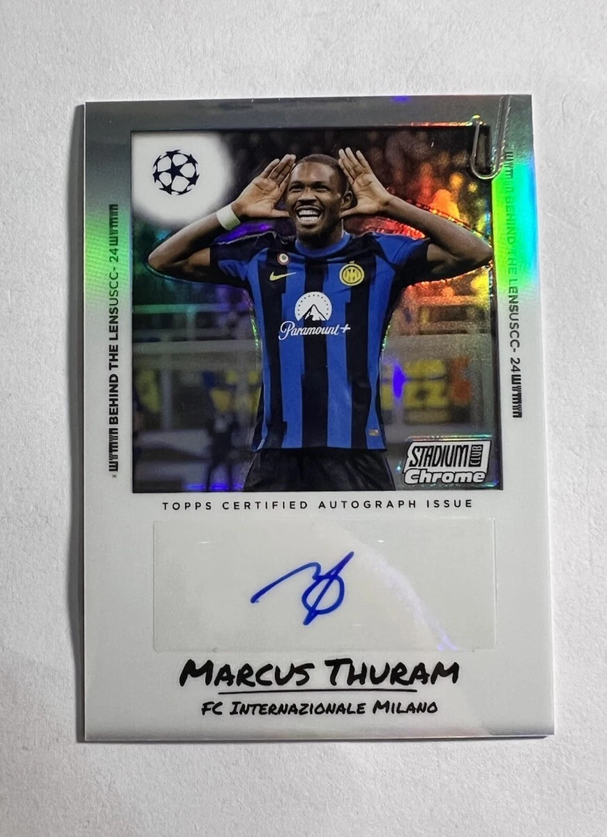 MAX POWER CARD PANINI TOP CLASS 2024 FOOT MARCUS THURAM INTER MILAN # 171 MINT
