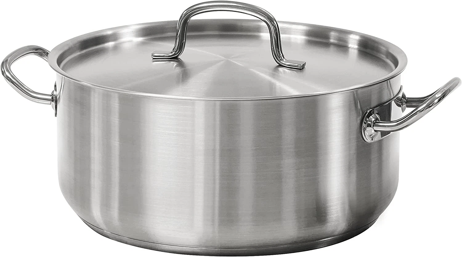 Stock Pot Stainless Steel 9 Qt Stew Soups Seafood Cooking Dutch Oven and Lid