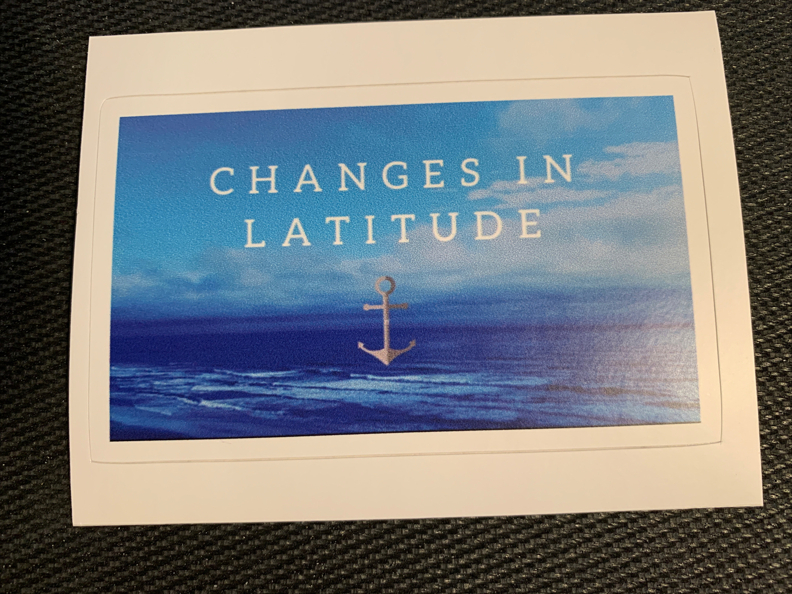 Jimmy Buffett Margaritaville Changes in Latitude Sticker Tumbler Yeti