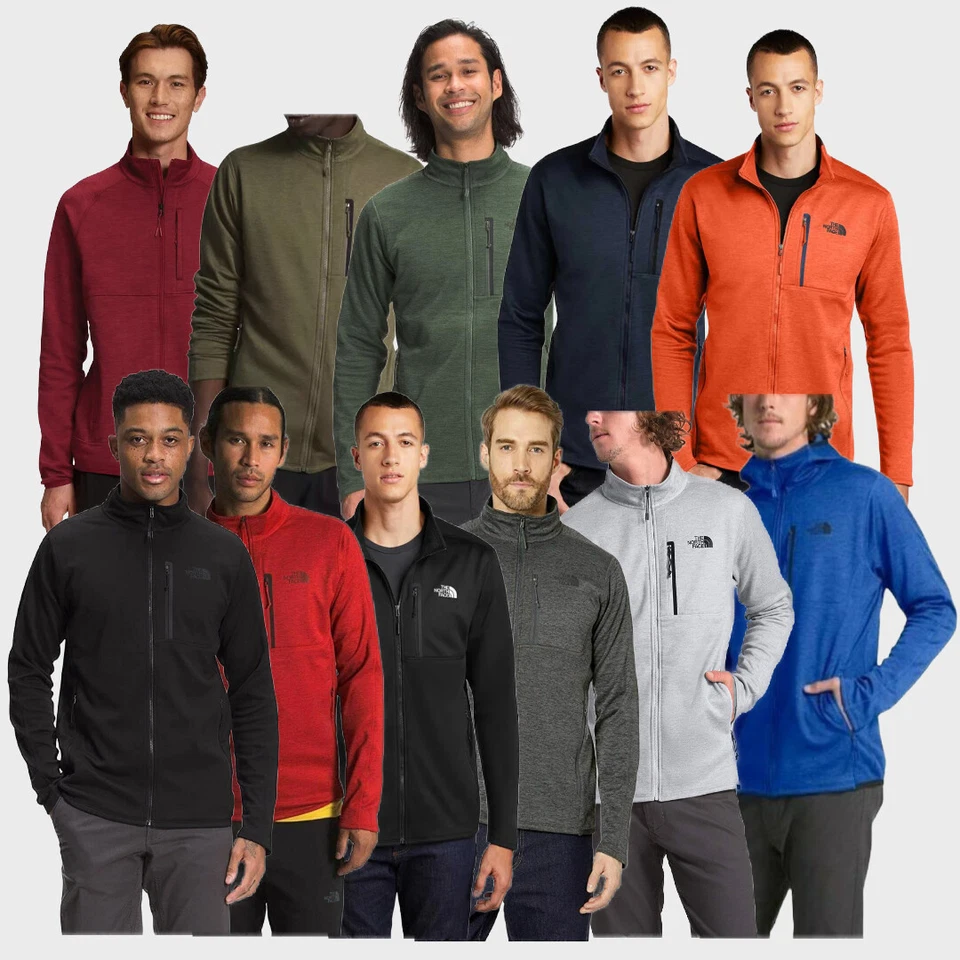 Abrigo polar para hombre The North Face Canyonlands manga larga cremallera completa chaqueta cálida