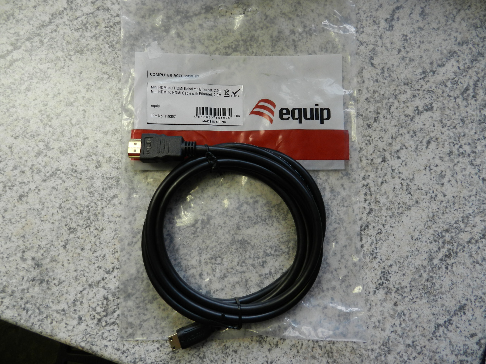 Equip Hdmi-typ-a Auf Mini-hdmi-typ-c 2 M (119307)