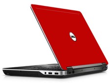 RED Vinyl Lid Skin Cover Decal fits Dell Latitude E6540 Laptop