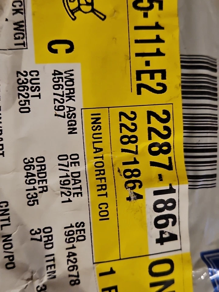 Новый передний верхний изолятор пружины катушки GM 22871864 для Chevrolet Malibu - Изображение 2 из 4