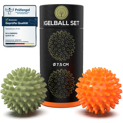Igelball Set / Massageball hart & weich / Noppenball Massage Ball Fußmassage