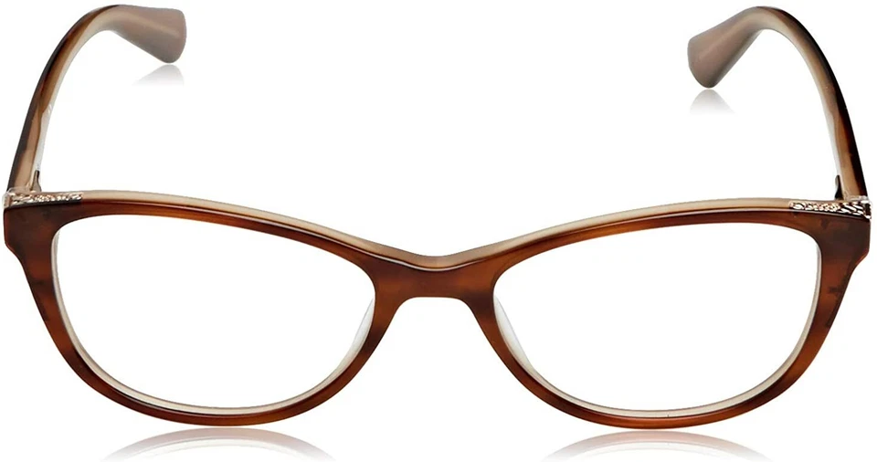 Guess GU2589 052 Brown Gold Cat Eye Plastic Eyeglasses Frame 52-17-140 GU 2589 - Image 2 of 3