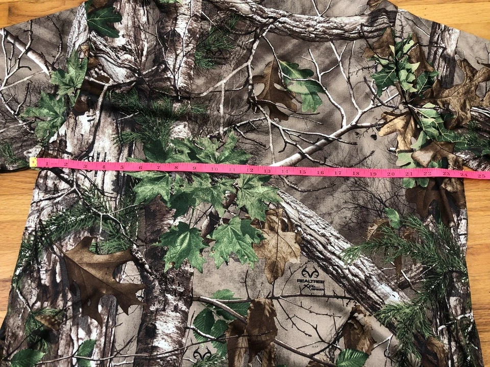 Realtree Men XL Gray Camouflage Crew Neck Polyester Short Sleeve Hunting T-Shirt - Image 3 of 4