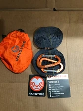 HANGTIME SUPERSTRAP-16 ADJUSTABLE HAMMOCK TREE STRAPS W/ 2 HAEVY CARABINERS