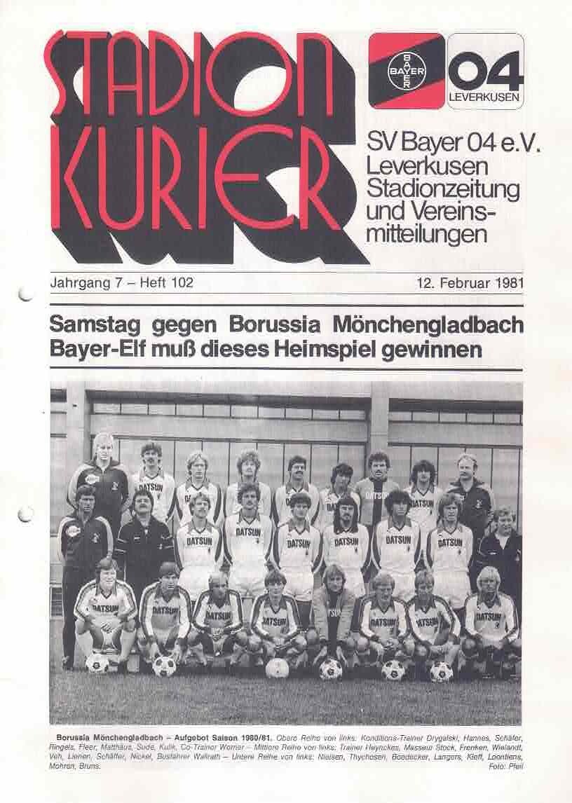 Bl 80/81 Bayer 04 Leverkusen - Borussia Mönchengladbach (12.02.1981