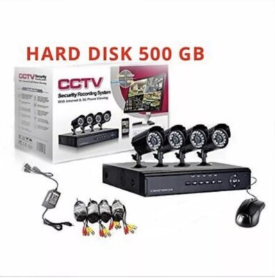 KIT VIDEOSORVEGLIANZA 4 TELECAMERA INFRAROSSI + DVR + Alimentatore + Cavi - Foto 12