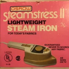 Vintage Osrow Steamstress II Lightweight Steamer Sewing Aid LIGHTLY USED