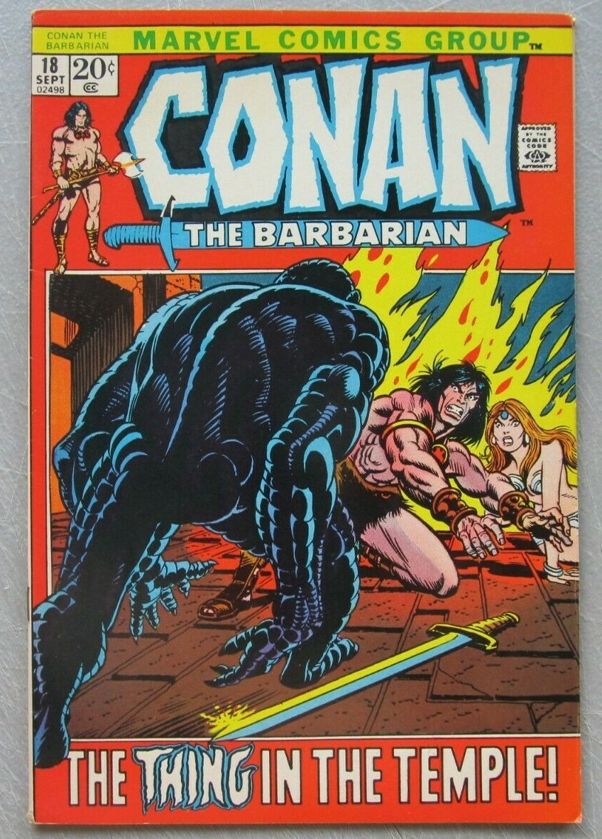 CONAN THE BARBARIAN #18 THE THING IN THE TEMPLE! VERY FINE VF 8.0