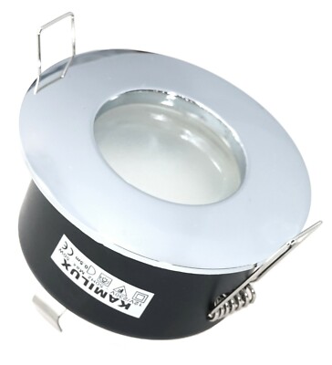 Badezimmer,  LED Einbaulampen Aqua + 7W Power LED & GU10 DIMMBAR, 230V# IP65