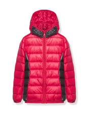The Polar Club Kids Packable DOWN Jacket RED/Black Size 6/7